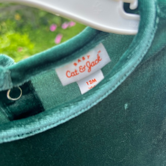 One piece velvet suit *small hole near neckline! - Picture 2 of 8